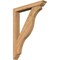 Ekena Millwork Funston Traditional Smooth Bracket w/ Offset Brace, Western Red Cedar, 5 1/2"W x 36"D x 48"H BKT0604X36X48FST01SWR - alternate 1